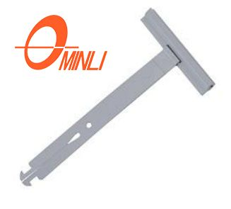 Colgador de resorte en T de seguridad para persiana enrollable Quincalleria Tamaño: 97x200 mm para ventanas y puertas (ML-HA004)