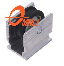 Rolamento PARA Janela Hardware de puerta de polea de soporte de metal de rodamiento único (ML-GS011)