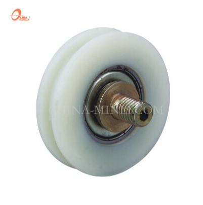 Rueda de nailon blanco Accesorios de hardware Sistema de puerta corrediza Rodillo (ML-AH003)