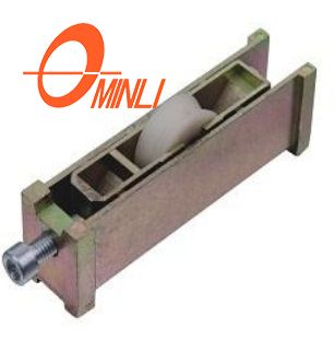 Polea de soporte de metal de aleación de zinc de alta calidad con bolas de nailon/rodamiento de agujas (ML-FS027)