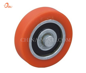 Rodillo de rueda de nailon con rodamiento naranja para puertas y ventanas corredizas (ML-AF021)