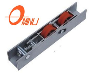 Soporte de aluminio para polea de rodillo de puerta y ventana corrediza de alta calidad (ML-GD013)