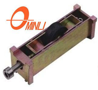 Polea de soporte de zinc de fábrica con rodamiento de agujas y bolas de nailon (ML-FS026)